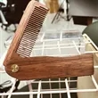 Premium Foldable Wooden Comb Stylish Grooming Accessory | https://www.bestnamebadges.com