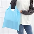 Custom Foldable Waterproof Polyester Shopping Tote Bag | https://www.bestnamebadges.com
