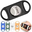 Custom Double Cut Sharp Stainless Steel Cigar Cutter | https://www.bestnamebadges.com