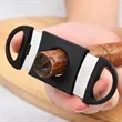 Custom Double Cut Sharp Stainless Steel Cigar Cutter | https://www.bestnamebadges.com