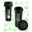 Push & Turn Reverse Container (8 Dram) - Cannabis | https://www.bestnamebadges.com