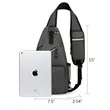 Crossbody Sling Backpack Chest Bag With Adjustable Strap | https://www.bestnamebadges.com