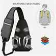 Crossbody Sling Backpack Chest Bag With Adjustable Strap | https://www.bestnamebadges.com