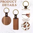 Custom Engraved Wooden Keychain Motel Key Tag | https://www.bestnamebadges.com