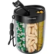 Large Pill Supplement Bottle Organizer | https://www.bestnamebadges.com