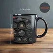 Pilot Meter Aircraft Flight Ceramic Coffee Mug | https://www.bestnamebadges.com