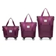 Expandable Foldable Travel Bag with Detachable Wheels | https://www.bestnamebadges.com