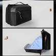 Quad Fold Tech Organizer Travel Cable Gadget Bag Portable | https://www.bestnamebadges.com