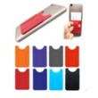 Silicone Phone Wallet w/ Finger Slot & Custom Imprint | https://www.bestnamebadges.com