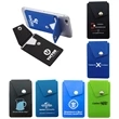 Silicone Phone Wallet stand with button pocket | https://www.bestnamebadges.com