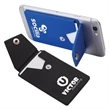 Silicone Phone Wallet stand with button pocket | https://www.bestnamebadges.com
