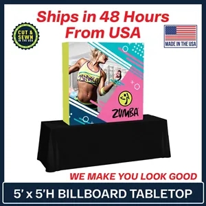 5 Ft. x 5Ft. Tabletop Billboard Pop-Up Display Kit