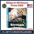 8ft. x 89" Billboard Curved Display Kit | https://www.bestnamebadges.com