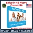 10 Ft. x 89" Billboard Straight Display Kit | https://www.bestnamebadges.com
