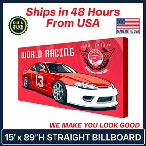 15ft. x 89" Billboard Straight Display Kit