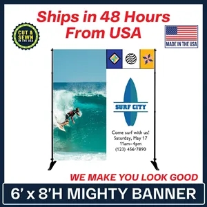 Mighty Banner Display - 6' x 8' Frame and Graphic Kit