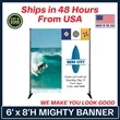 Mighty Banner Display - 6' x 8' Frame and Graphic Kit | https://www.bestnamebadges.com