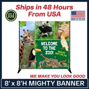 Mighty Banner Display - 8' x 8' Frame and Graphic Kit