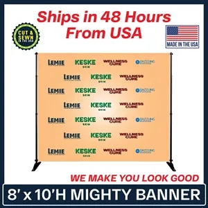 Mighty Banner Display - 8' x 10' Frame and Graphic Kit