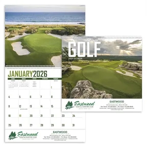 Triumph® Calendars Golf Calendar | https://www.bestnamebadges.com