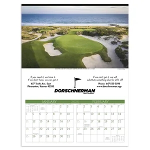 Triumph® Calendars Executive Golf Calendar | https://www.bestnamebadges.com
