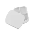 4-Section Travel Pill Box with Spinner Lid | https://www.bestnamebadges.com