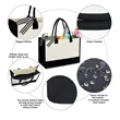 Embroidery Canvas Tote Bag | https://www.bestnamebadges.com