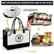 Embroidery Canvas Tote Bag | https://www.bestnamebadges.com