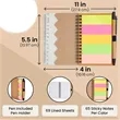 Pocket Notebook with Pen and Sticker | https://www.bestnamebadges.com