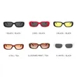90s Retro Rectangle Sunglasses UV Protection | https://www.bestnamebadges.com