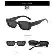 90s Retro Rectangle Sunglasses UV Protection | https://www.bestnamebadges.com