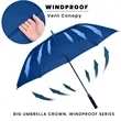 Golf Umbrella Automatic Open Windproof Waterproof 54 to 72In | https://www.bestnamebadges.com