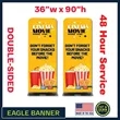 Eagle 36" - Double-Sided Graphic Package | https://www.bestnamebadges.com