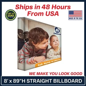 8Ft. x 89" Billboard Straight Display Kit