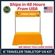 6' Traveler Tabletop 1/4 Banner Display Kit | https://www.bestnamebadges.com