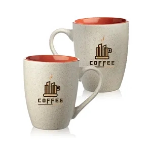 10 oz. Sesame Speckled Two Tone Coffee Mug | https://www.bestnamebadges.com