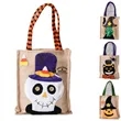 Halloween Jute Handbag Candy Gift Bags | https://www.bestnamebadges.com