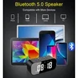 LED Display Alarm Clock with Bluetooth Speaker | https://www.bestnamebadges.com