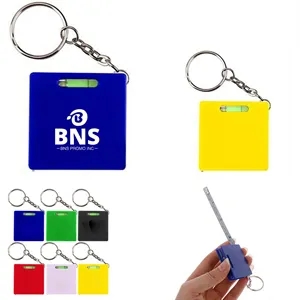 Square Tape New Style Measuring Tape Keychain With Level