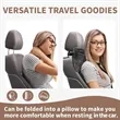 Multifunctional Travel Blanket - 2-in-1 Foldable | https://www.bestnamebadges.com