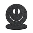 Round Felt Coaster | https://www.bestnamebadges.com