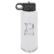 Polar Camel 32oz Stainless Steel Water Bottle | https://www.bestnamebadges.com