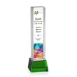 Robson VividPrint™ Award on Base - Green | https://www.bestnamebadges.com