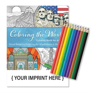 Coloring the World Stress-free Coloring Book - Relax Pack