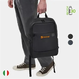 TUCANO® Italy Recycled Military Executive Business Backpack | https://www.bestnamebadges.com