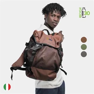 TUCANO® - Italy GOAL Recycled Modern Business Backpack | https://www.bestnamebadges.com
