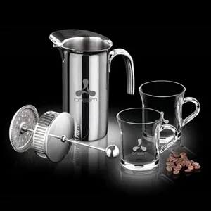 French Press & Giovanni Set | https://www.bestnamebadges.com