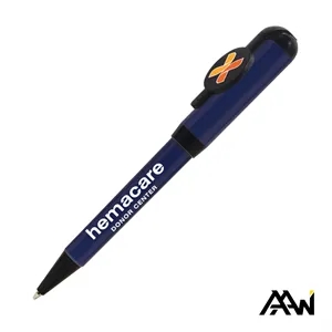 Jumbo VividPrint™ Billboard Twist Pen - Black Accent | https://www.bestnamebadges.com