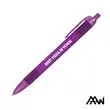 Widebody Pen w/Translucent Barrel - Matte Colored Accent | https://www.bestnamebadges.com
