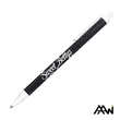 Value Slim Pen w/Glossy Colored Barrel - Matte White Accent | https://www.bestnamebadges.com